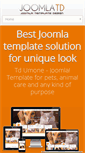 Mobile Screenshot of joomlatd.com